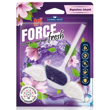 MAGNOLIA Zawieszka do WC Tri Force Fresh 1szt. MAGNOLIOWY ZAKĄTEK General Fresh