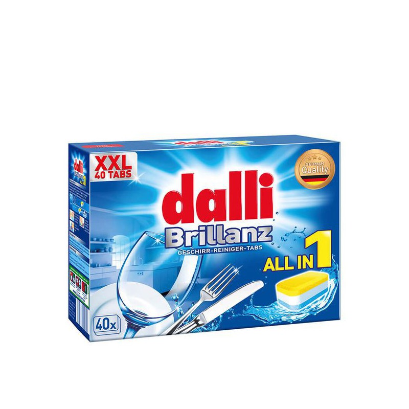 DALLI 40szt Brillanz XXL Tabletki do zmywarki