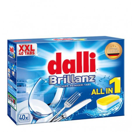 DALLI 40szt Brillanz XXL Tabletki do zmywarki