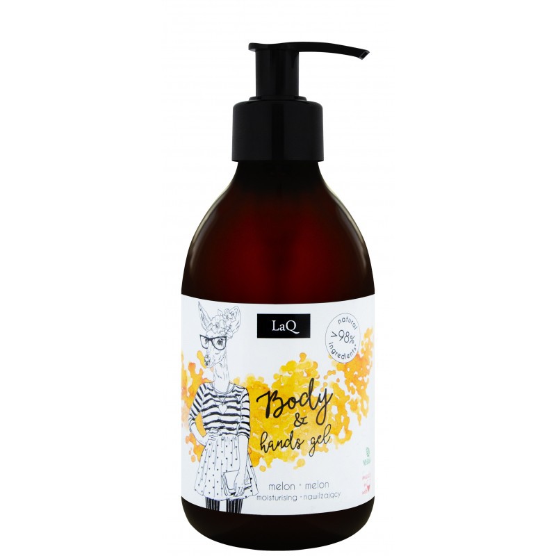 LaQ Hands&body gel żel do rąk i pod prysznic - melon 300 ml