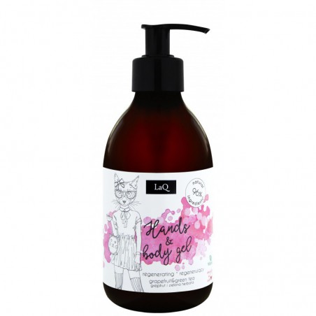 LaQ Hands&body gel żel do rąk i pod prysznic - grejpfrut i zielona herbata
