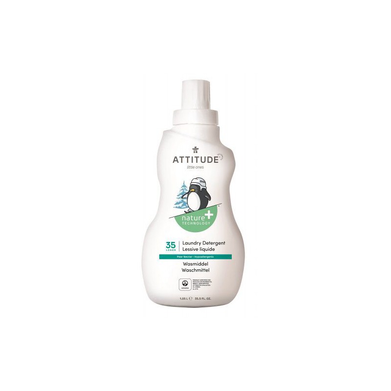 ATTITUDE Płyn do prania ubranek dziecięcych - Pear Nectar 35 prań, 1050 ml