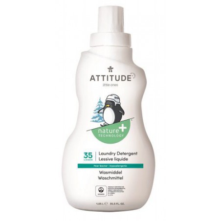 ATTITUDE Płyn do prania ubranek dziecięcych - Pear Nectar 35 prań, 1050 ml