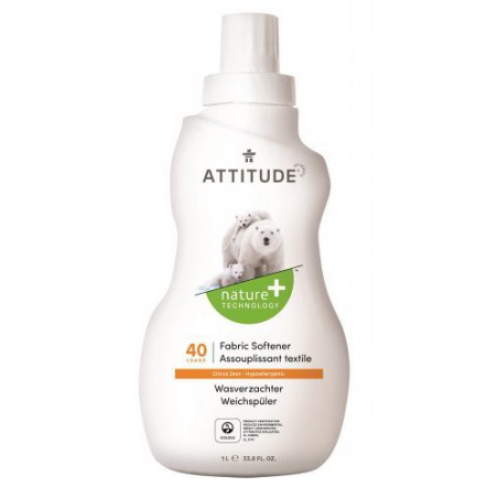 ATTITUDE Płyn do płukania - Skórka Cytrynowa (Citrus Zest) 40 płukań, 1040 ml