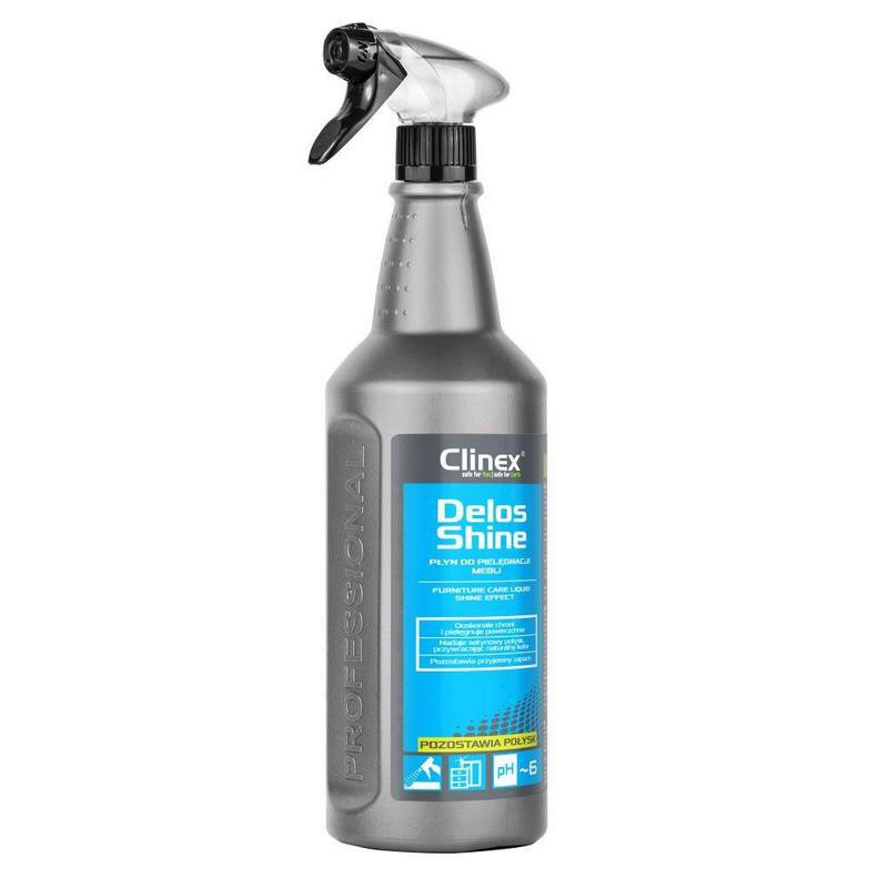 CLINEX DELOS SHINE 1L Płyn do pielęgnacji mebli POŁYSK