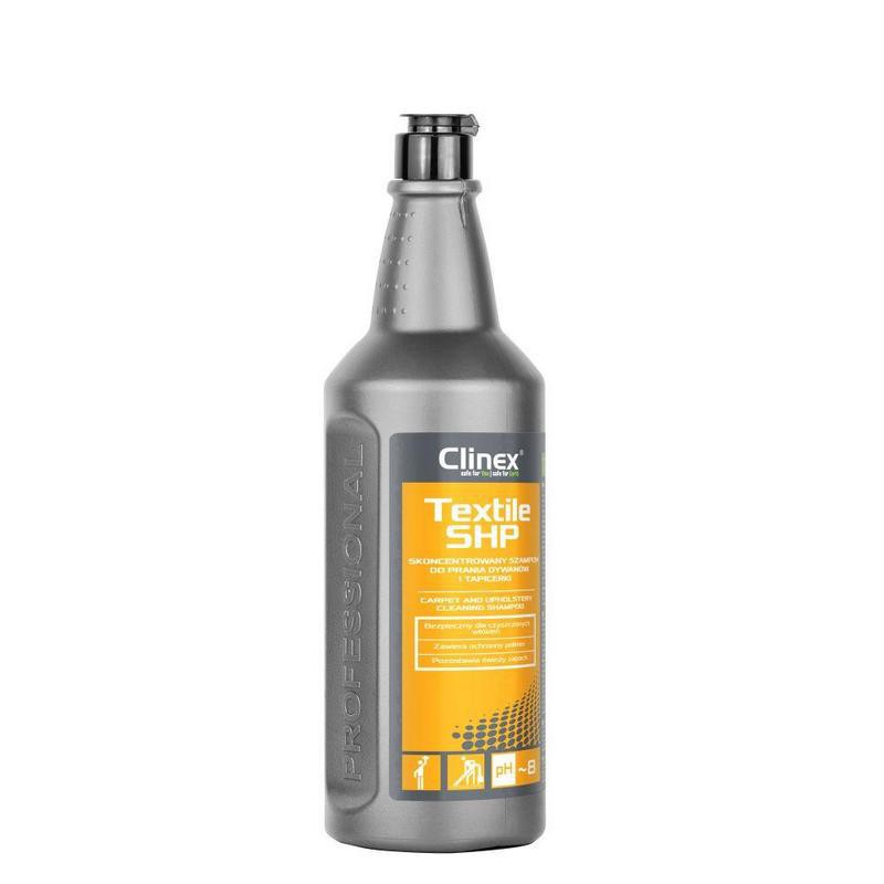 CLINEX TEXTILE SHP 1L Skoncentrowany szampon do prania dywanów i tapicerki
