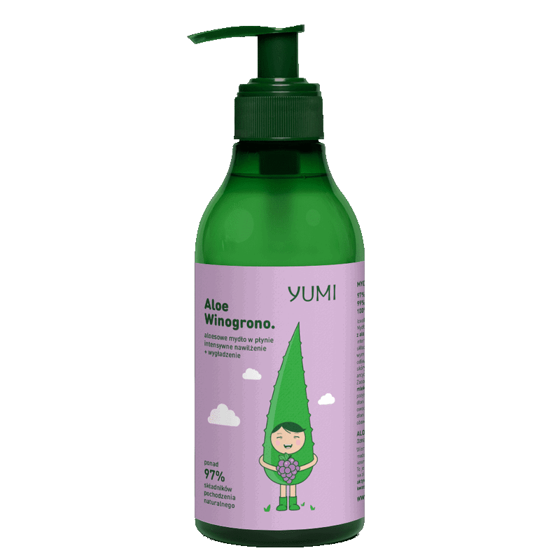 YUMI Aloesowe mydło do rąk WINOGRONO 300ml