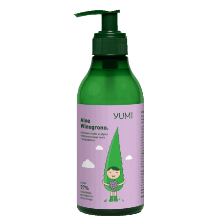 YUMI Aloesowe mydło do rąk WINOGRONO 300ml