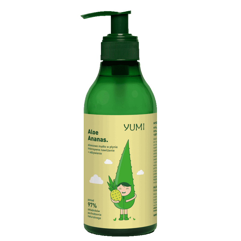 YUMI Aloesowe mydło do rąk ANANAS 300ml