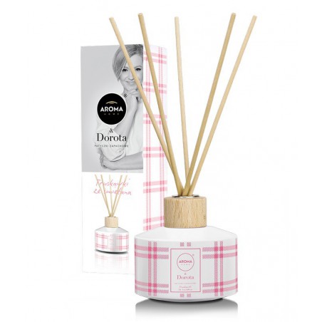 AROMA Home & Dorota Patyczki Zapachowe 100ml TRUSKAWKA ZE ŚMIETANĄ