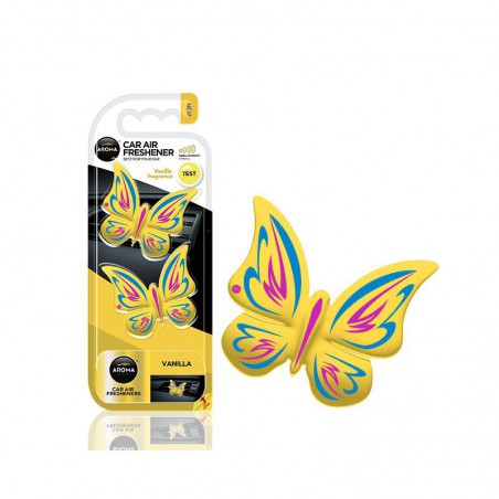 AROMA CAR Butterfly - VANILLA Odświeżacz do samoch