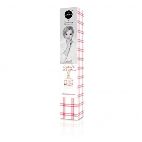 AROMA Home&Dorota REFILL TRUSKAWKA ZE ŚMIETANĄ Patyczki Zapachowe