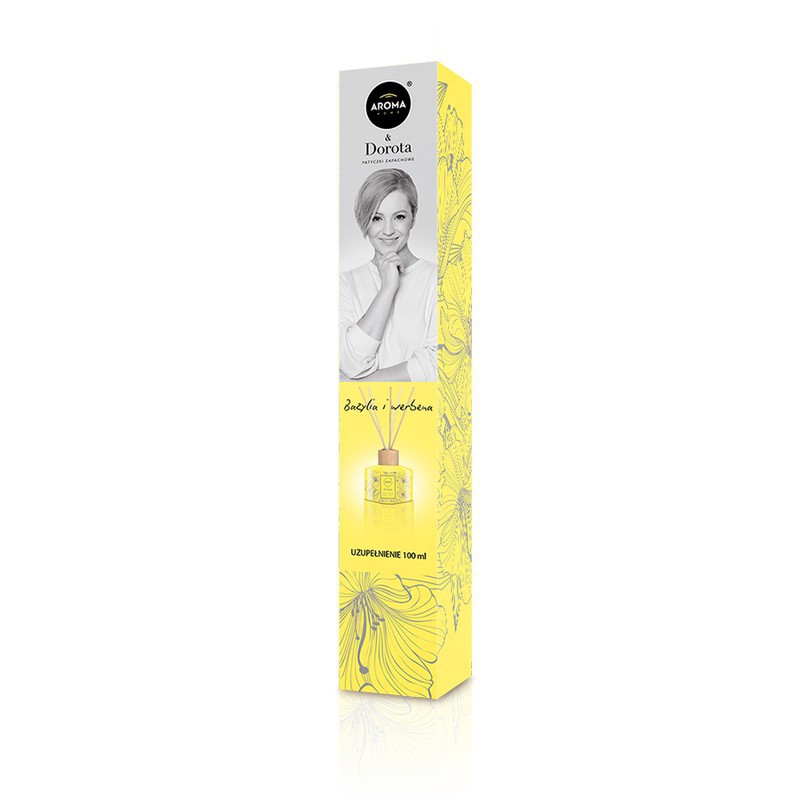 AROMA Home&Dorota REFILL BAZYLIA I WERBENA Patyczki Zapachowe