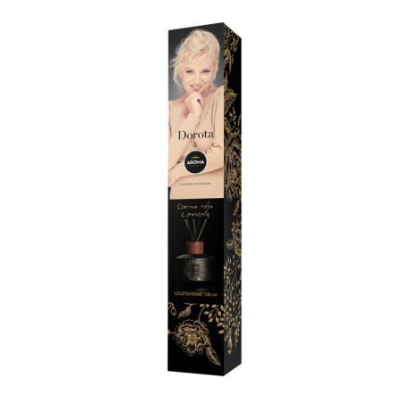 AROMA Home&Dorota RÓŻA Z PACZULĄ REFILL Patyczki Zapachowe 100 ml