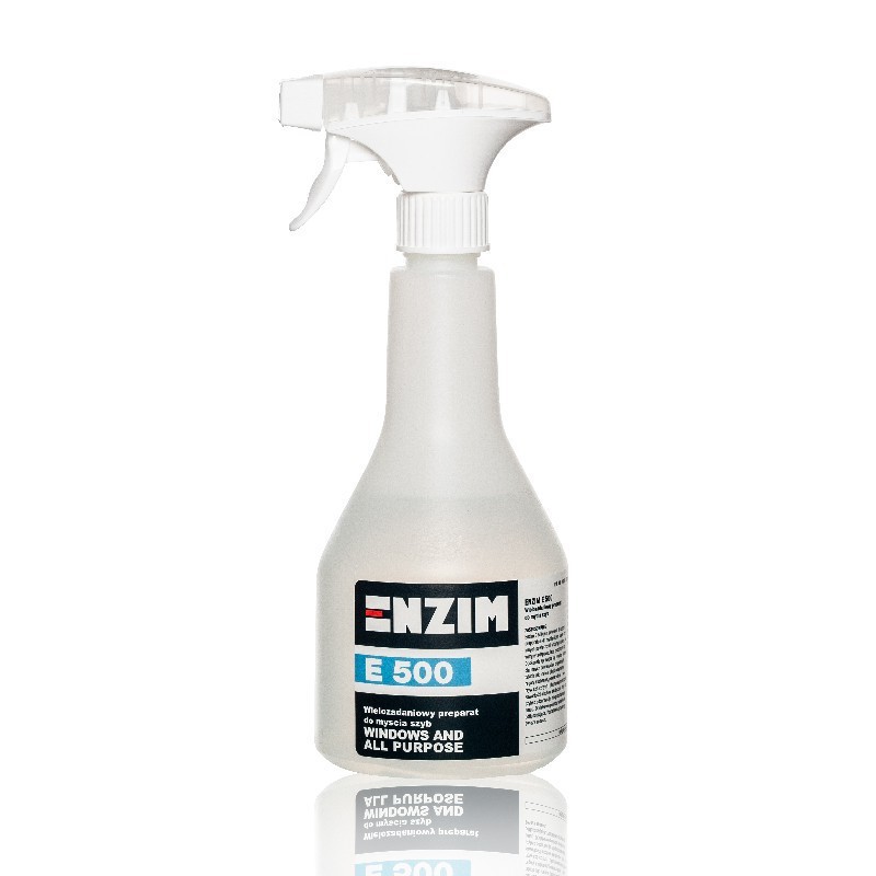 ENZIM E500 – Wielozadaniowy preparat do mycia szyb 0,5L