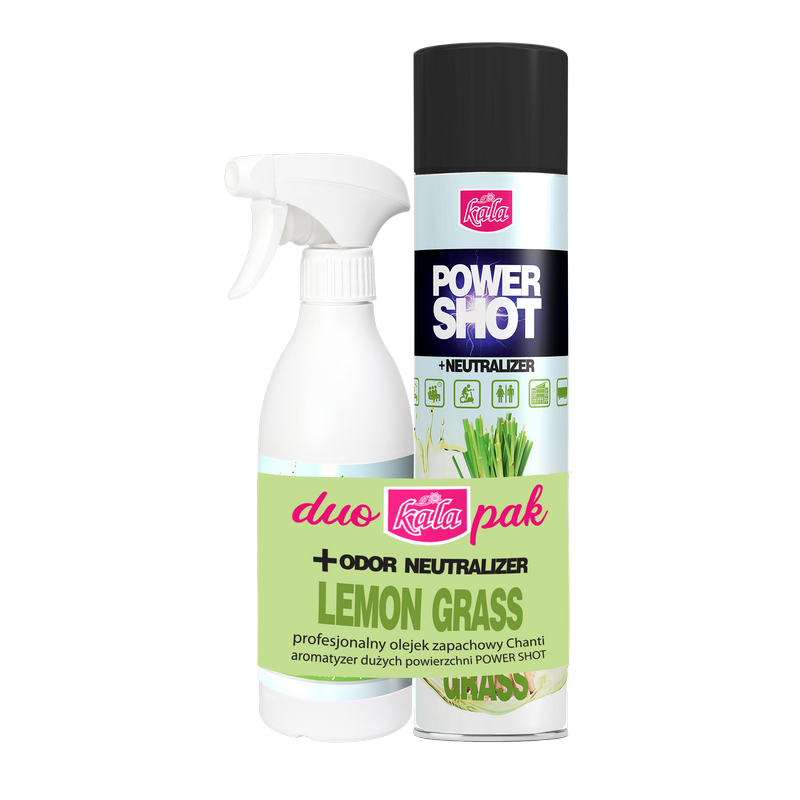 DuoPak KALA Trawa Cytrynowa Power shot + Olejek 500ml