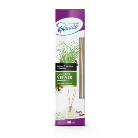 KOLORADO Zielony Wetiwer Patyczki zapachowe 50 ml Green Vetiver